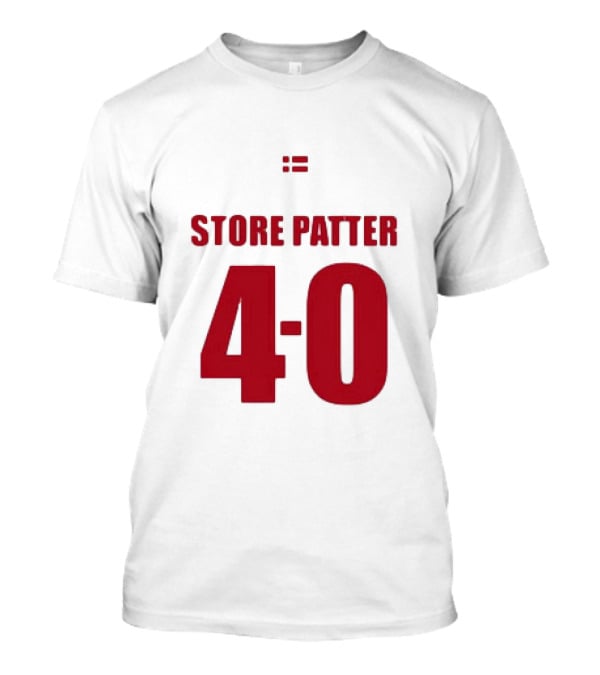 Suspekt Store Patter 4-0 Danish Flag T-Shirt