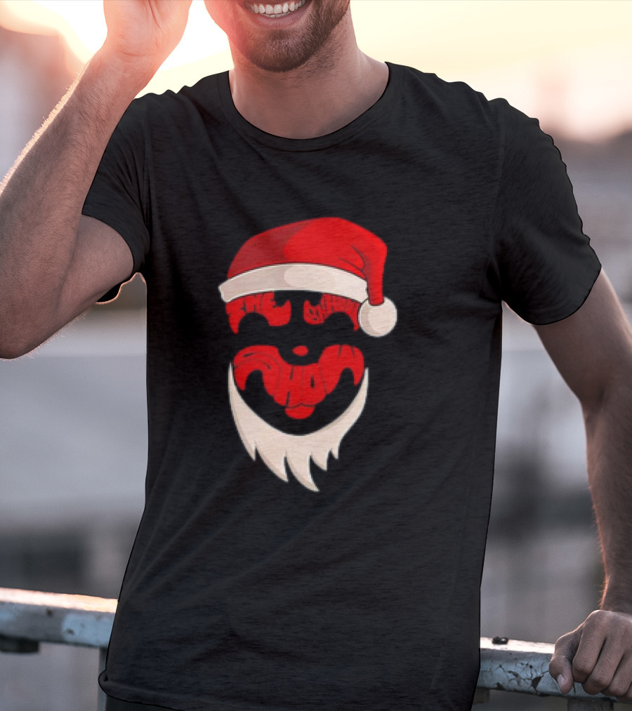 The Shaggs Santa Christmas Face T-Shirt