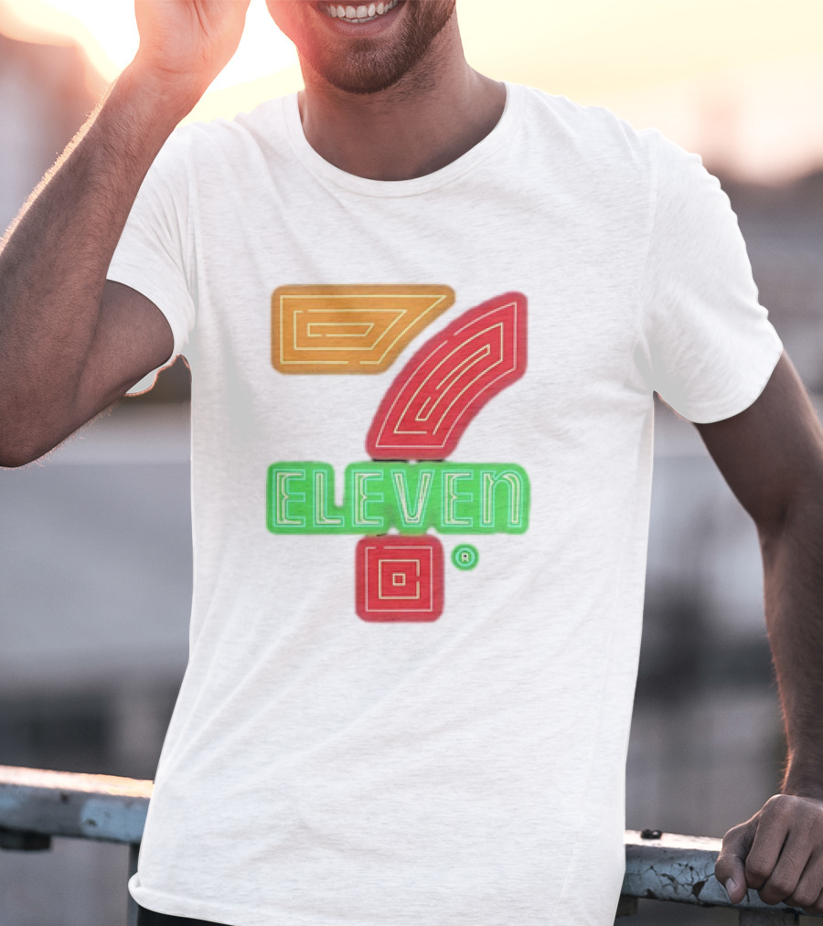 Ja’marr Chase X 7 Eleven Neon Logo Collaboration T-Shirt