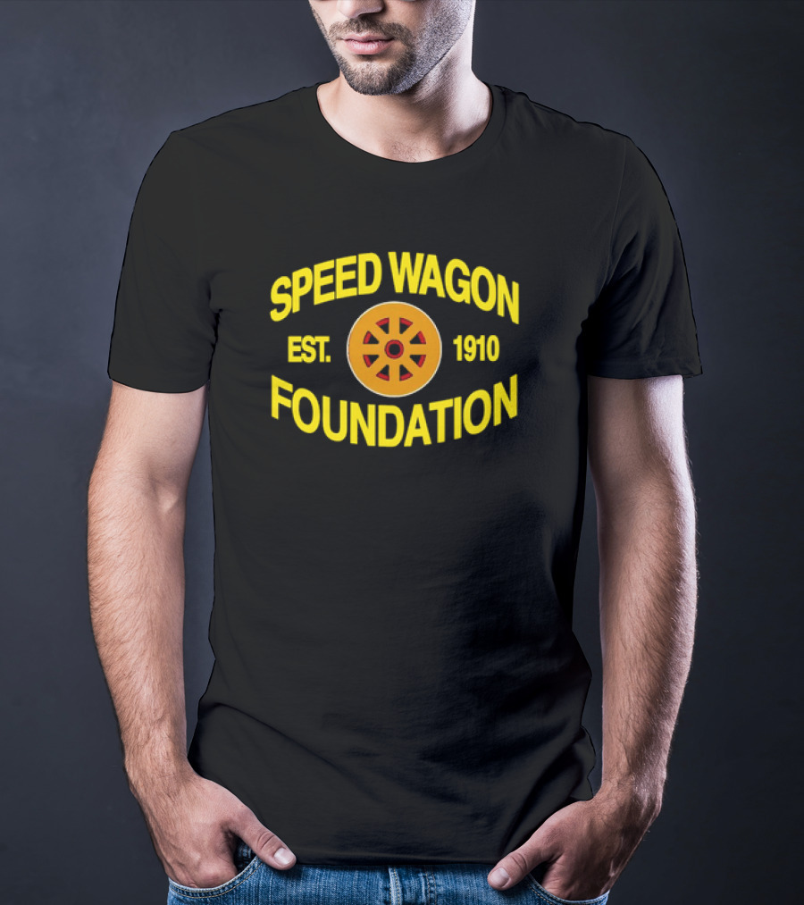 Speed Wagon Foundation Est 1910 Emblem With Wheel T-Shirt