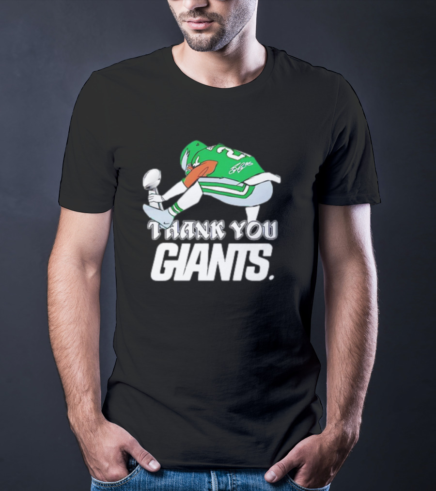 Thank You Giants Saquon Barkley Philadelphia Eagles Football T-Shirt