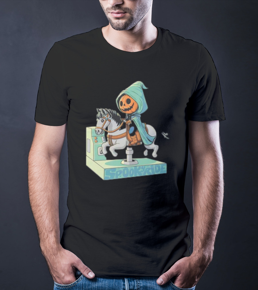 The Legend Of Sleepy Hollow Headless Horseman Spooky Ride Coin Operated Ride T-Shirt