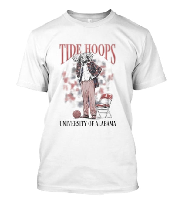 University Of Alabama Tide Hoops Big AL Coach Crimson Tide Basketball T-Shirt
