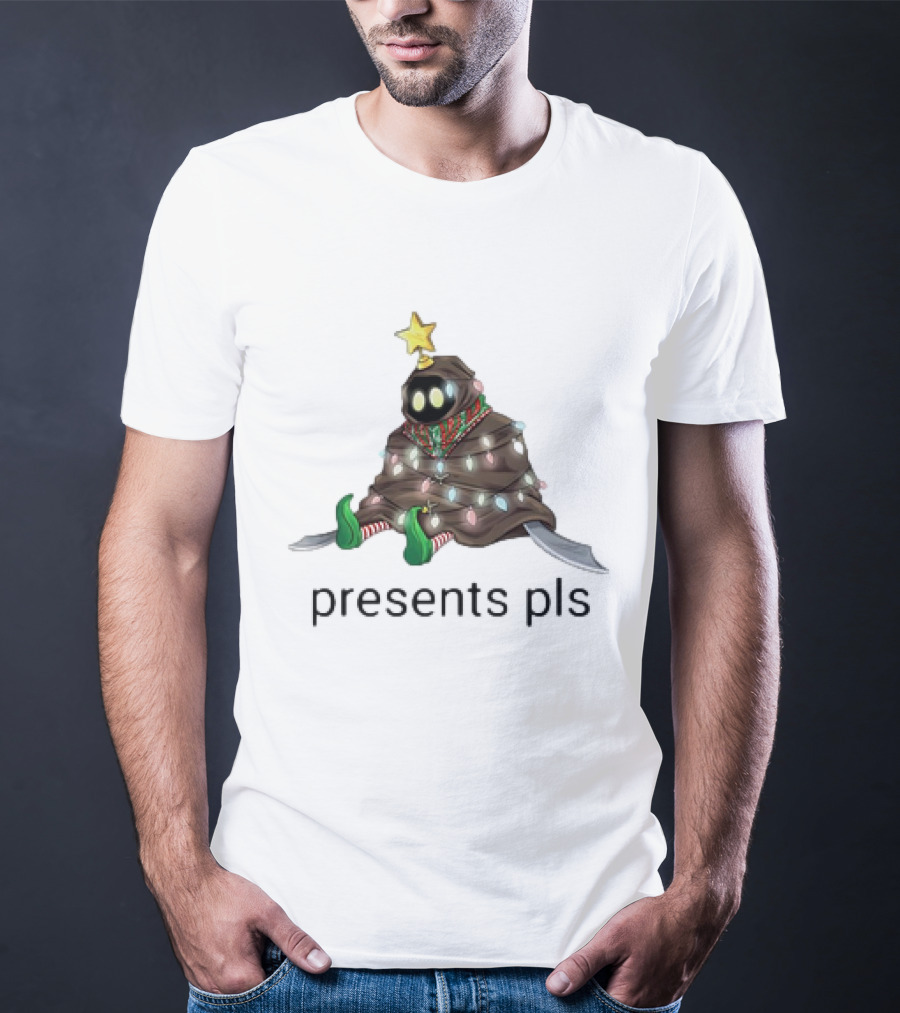 Bob Bobowski Presents Pls In Holiday Lights Adorned With Star And Blades T-Shirt