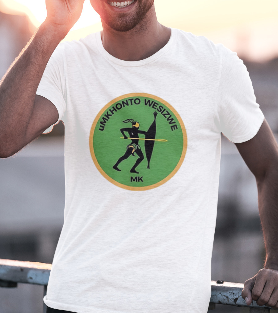 Umkhonto Wesizwe MK Embu Sign With Warrior And Spear T-Shirt