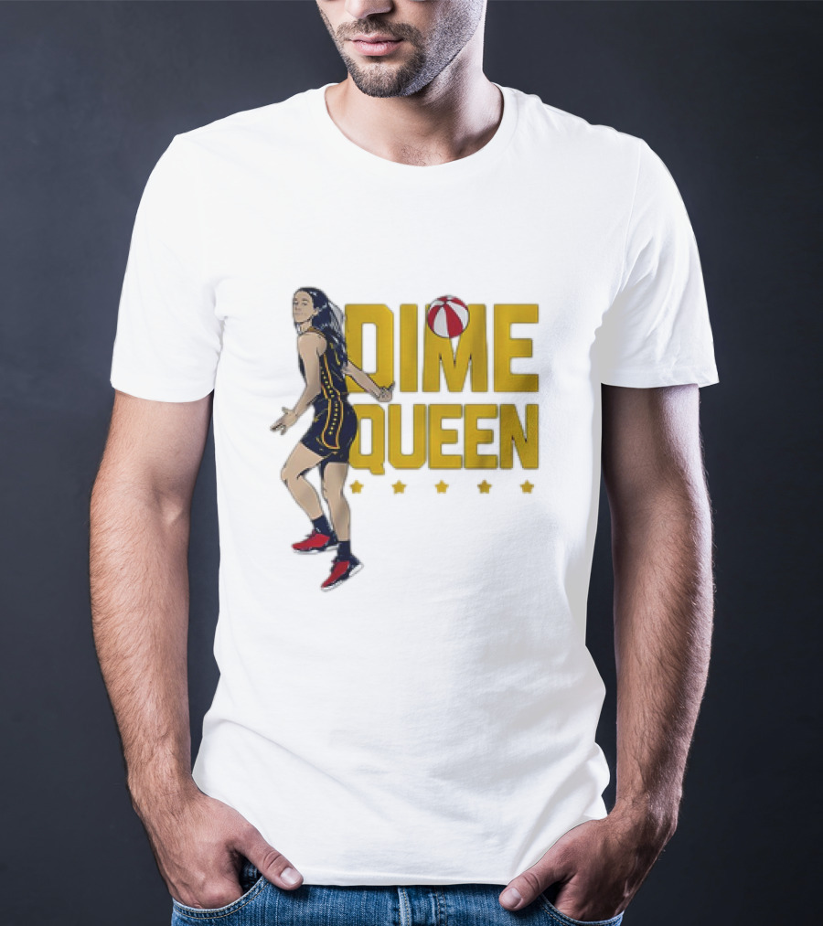 Caitlin Clark Dime Queen Indiana Fever Basketball T-Shirt