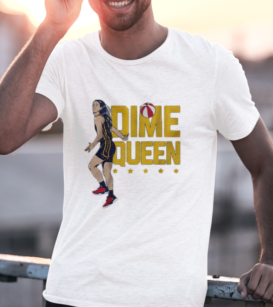 Caitlin Clark Dime Queen Indiana Fever Basketball T-Shirt