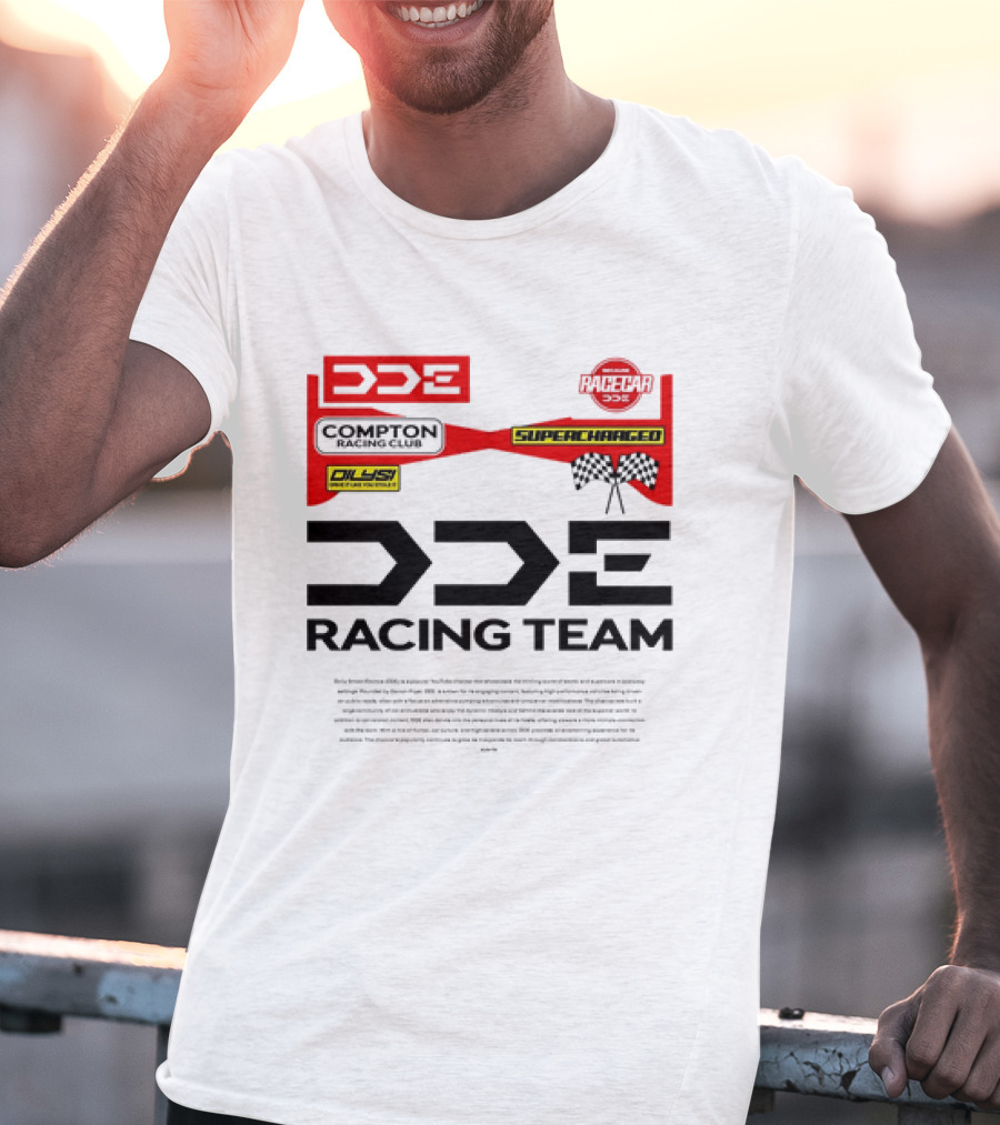 DDE Racing Team Compton Racing Club Supercharged Racecar 333 Carbon T-Shirt