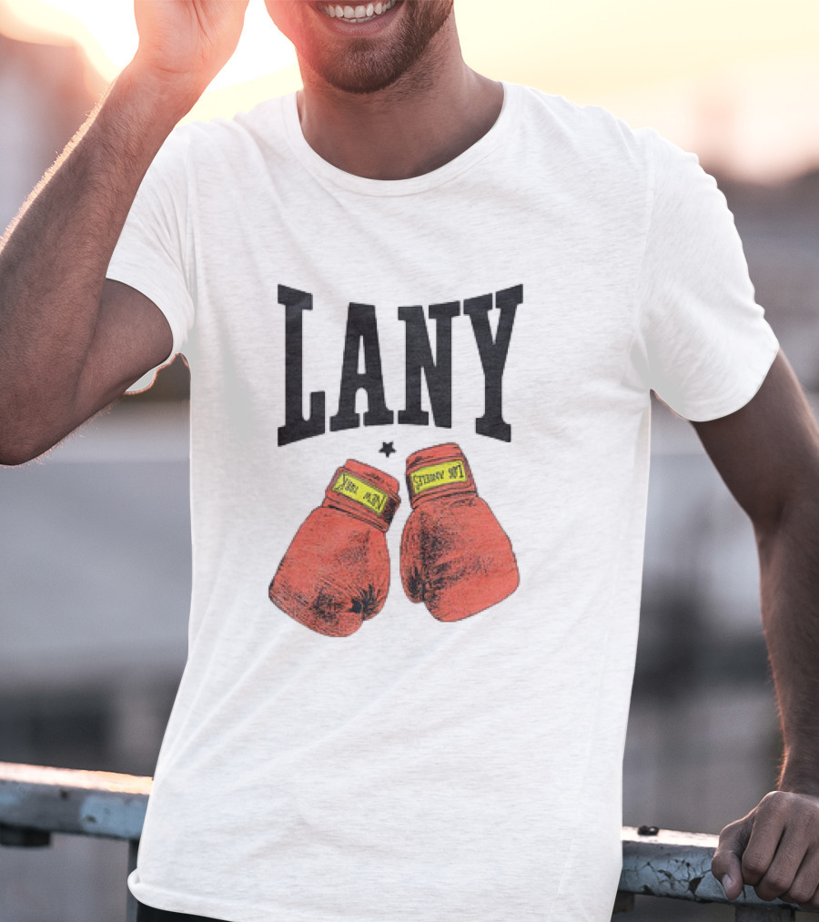 Lany Boxing Gloves Love At First Fight T-Shirt