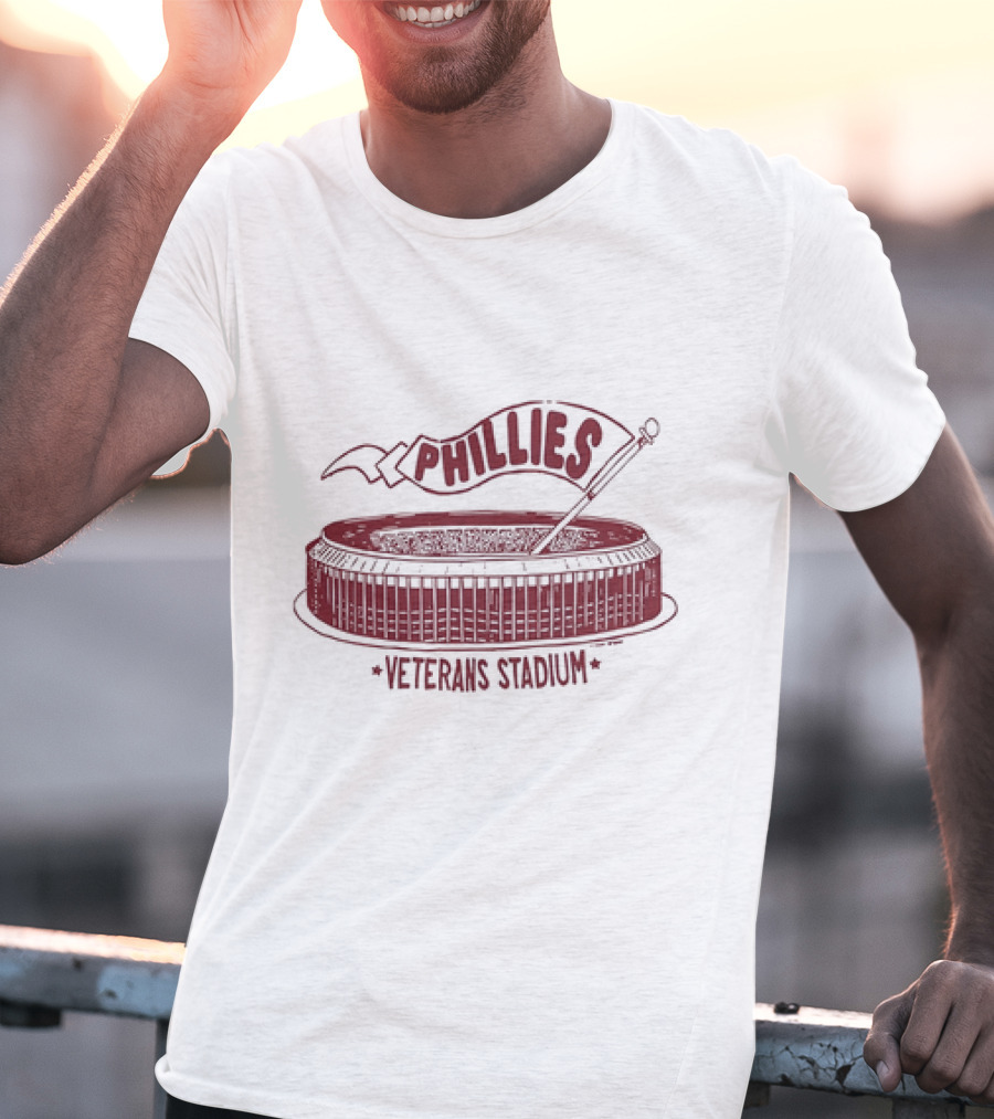 Phillies Veterans Stadium Retro T-Shirt