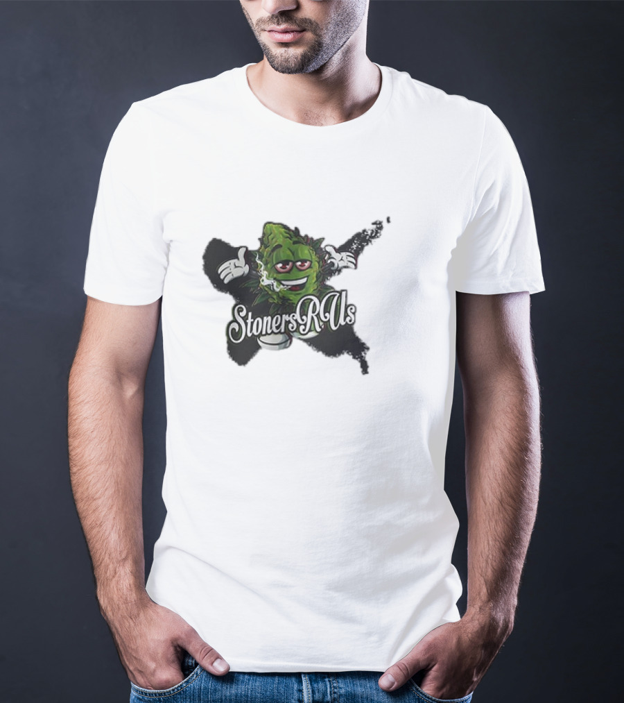 Stoners R Us Smoke Weed Leaf Character T-Shirt