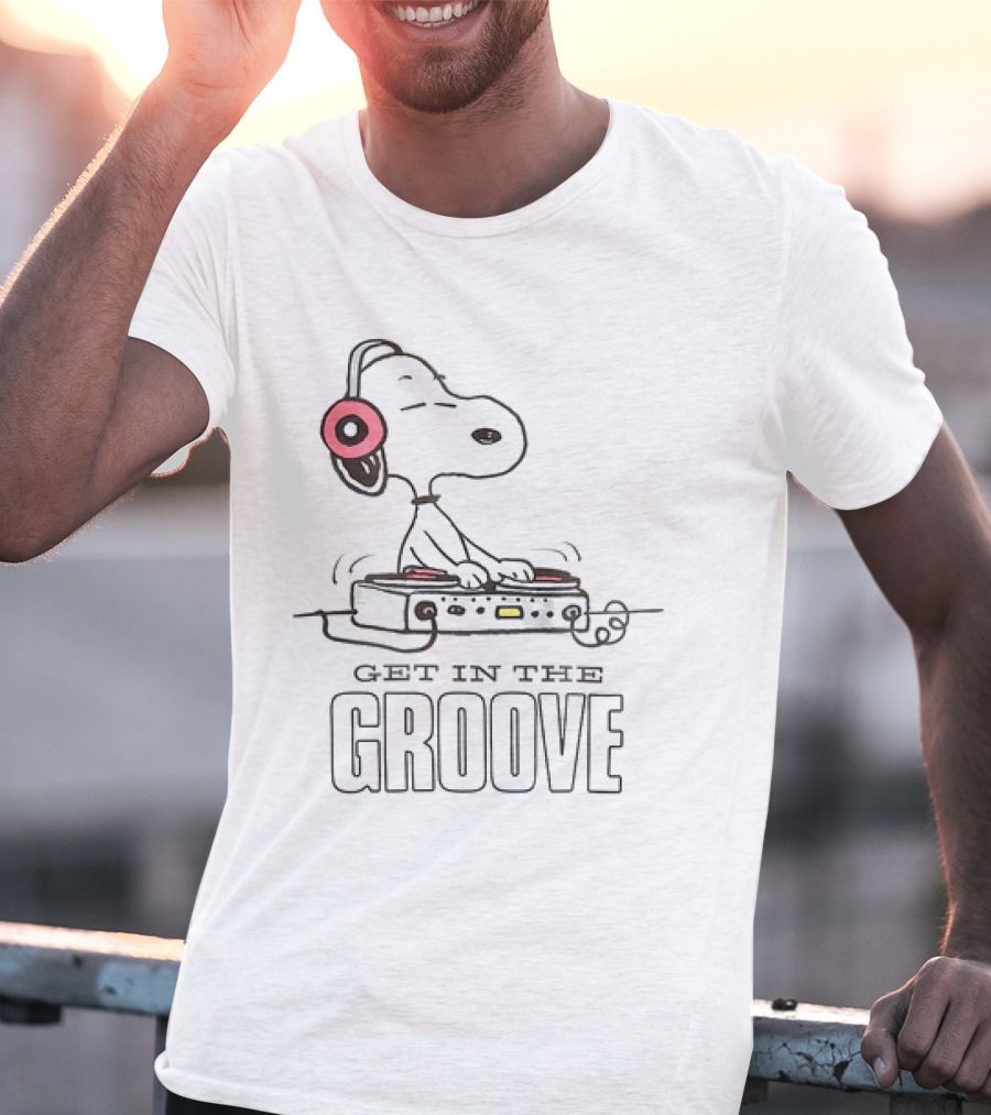 Snoopy DJ Get In The Groove T-Shirt