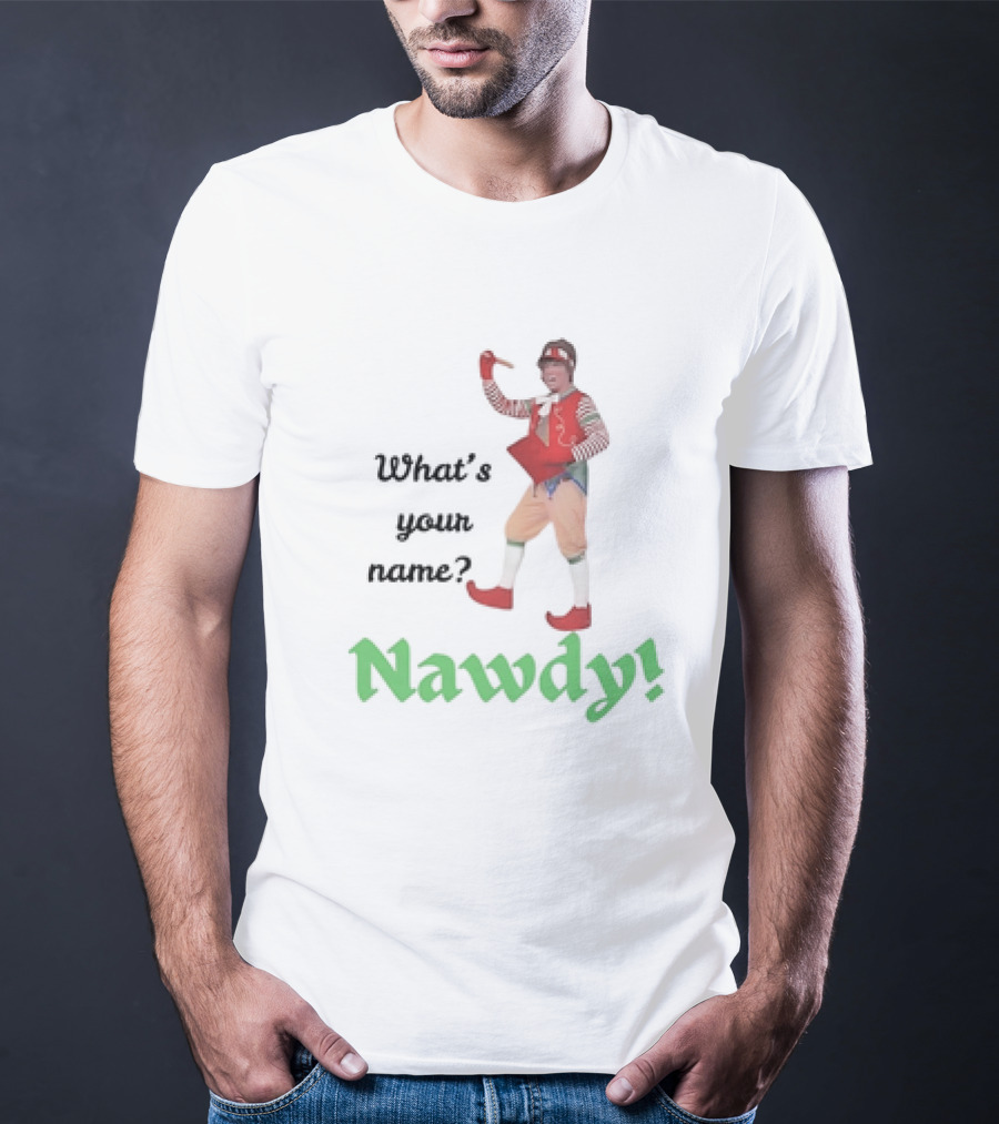 What's Your Name Nawdy Vintage Clown Costume T-Shirt