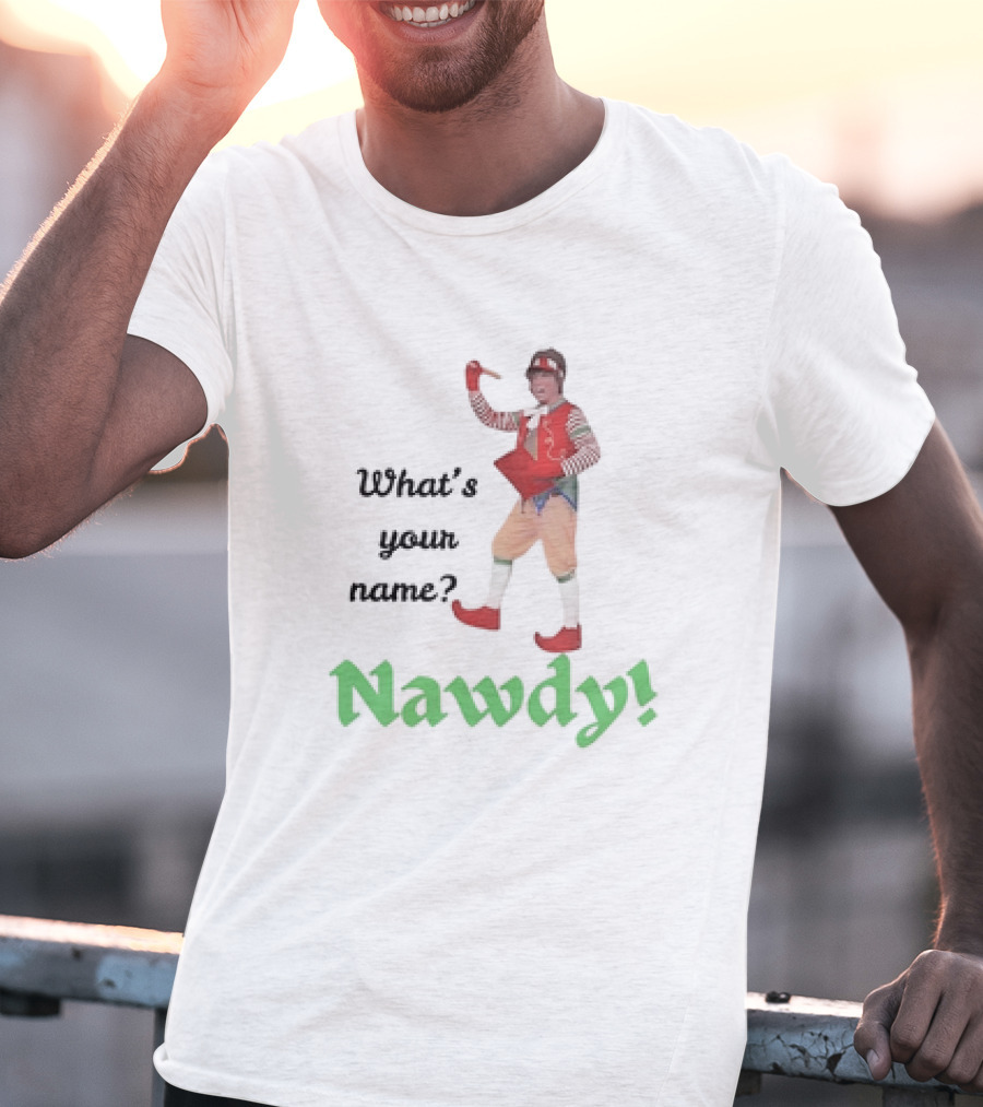 What's Your Name Nawdy Vintage Clown Costume T-Shirt