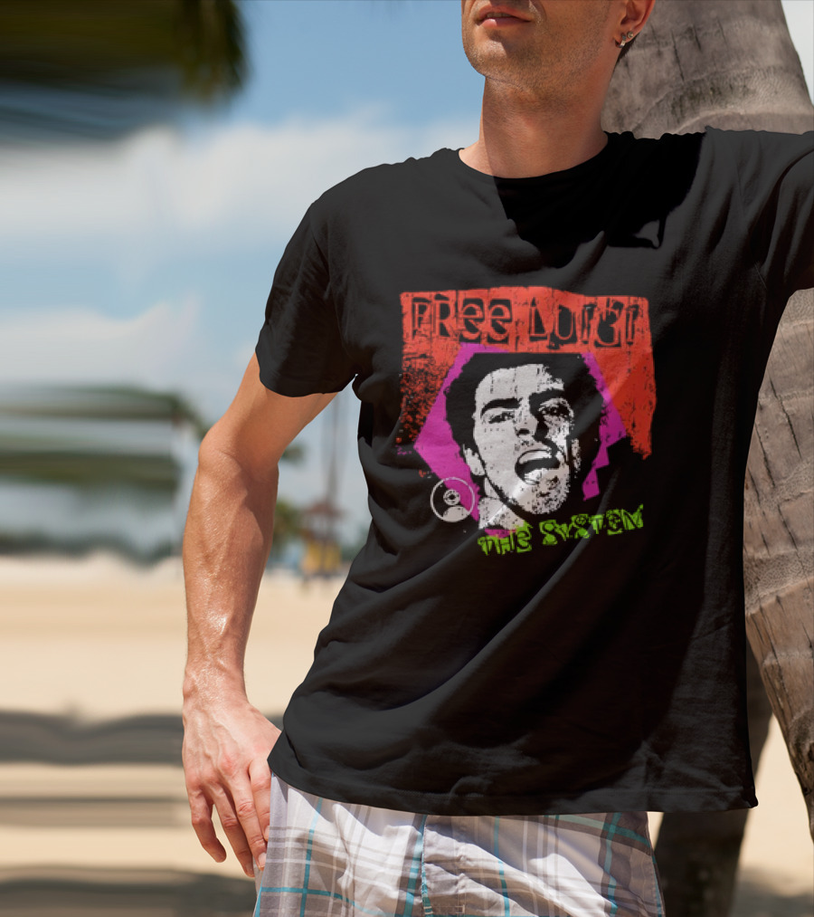 Free Luigi The System Portrait Bold Expression T-Shirt