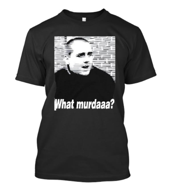 What Murdaaa John Gotti Photo With Distorted Brick Background T-Shirt