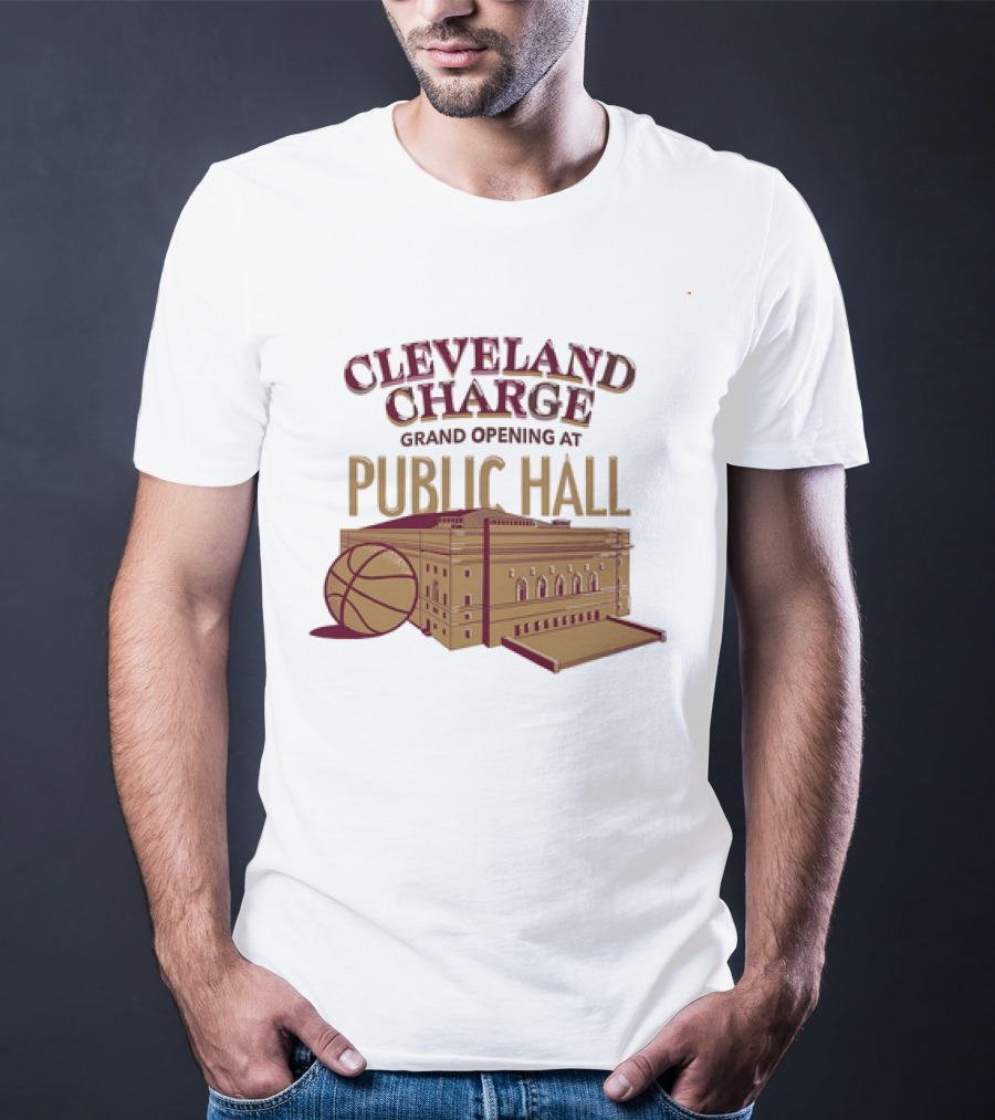 Cleveland Charge Grand Opening At Public Hall Basketball Event T-Shirt