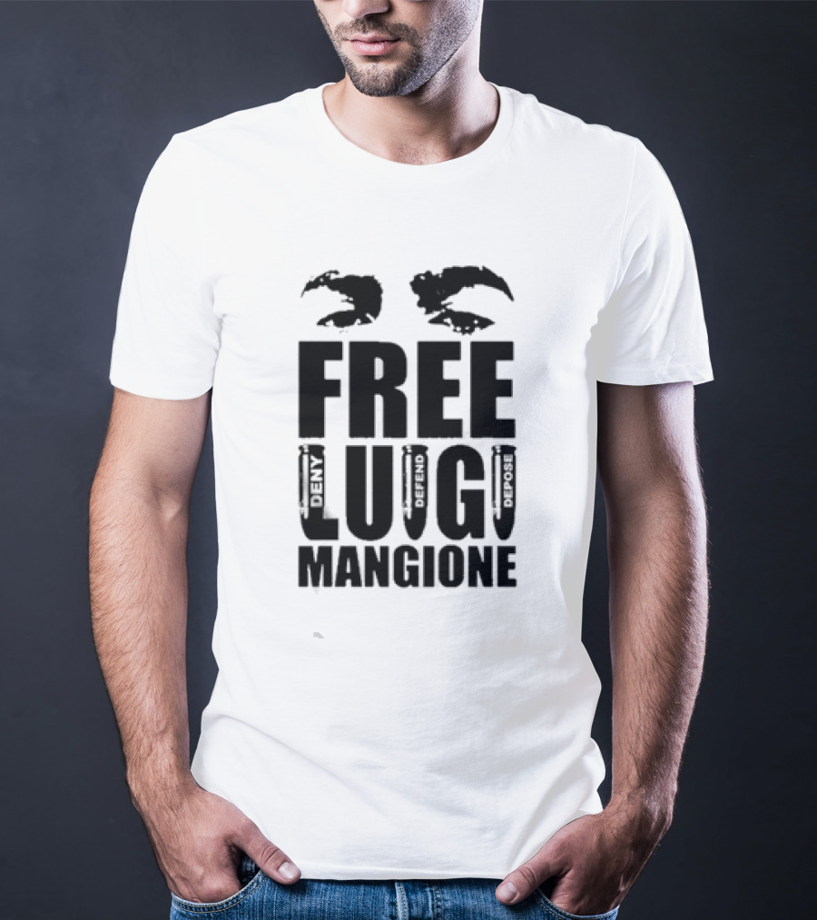 Free Luigi Mangione Deny Defend Depose T-Shirt