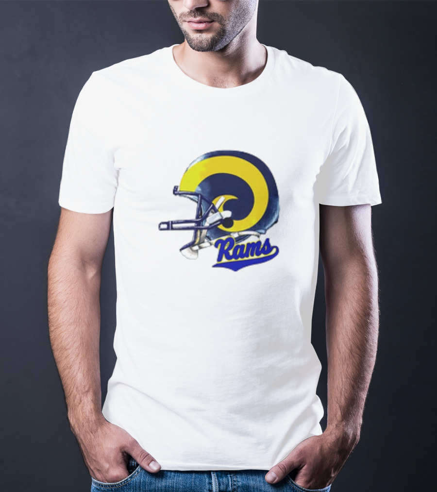 Los Angeles Rams Helmet Rams Football T-Shirt