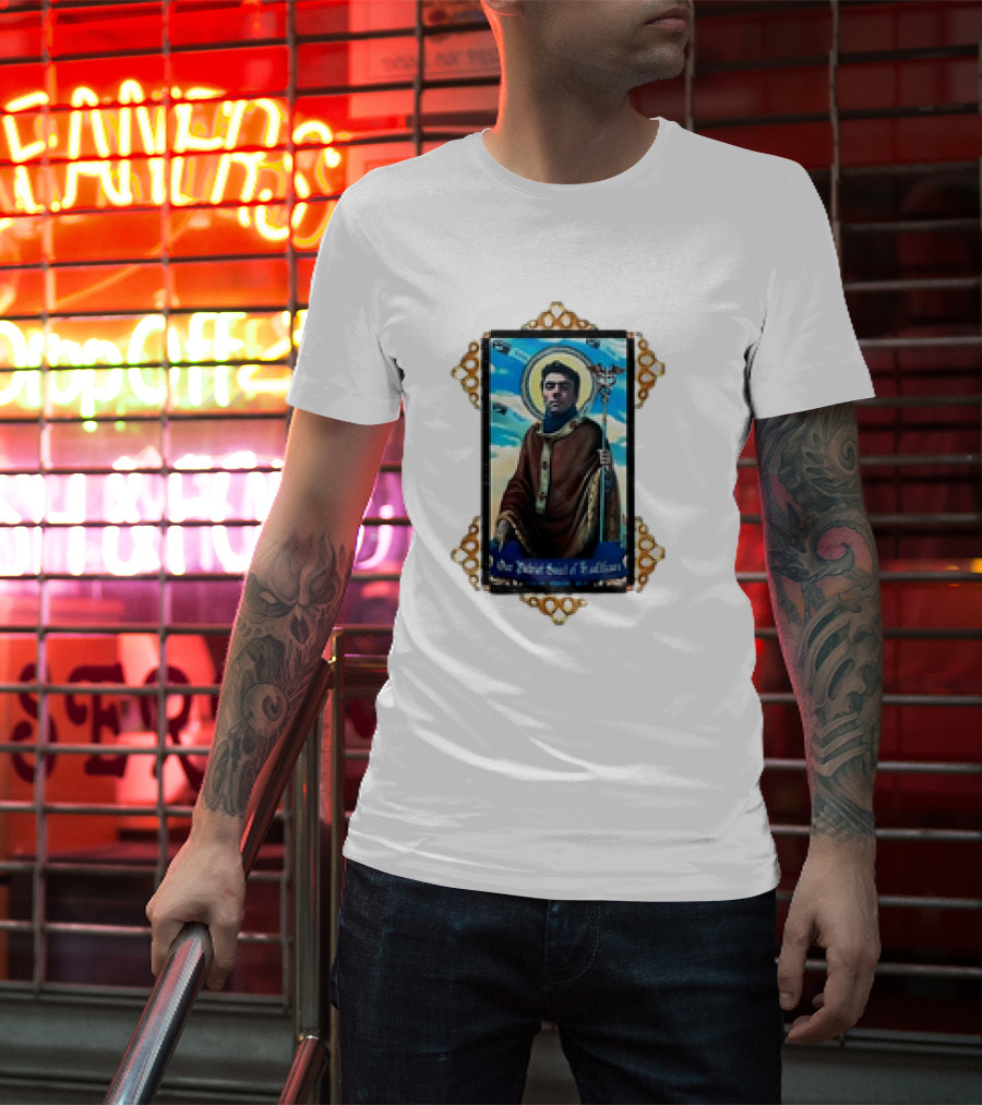Luigi Mangione Our Patriot Saint Of Healthcare With Iconic Religious T-Shirt