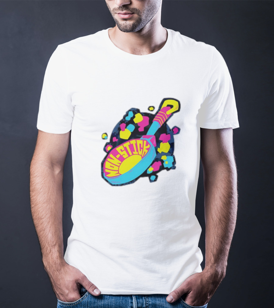 Non-Stick Colorful Pop Art Frying Pan T-Shirt