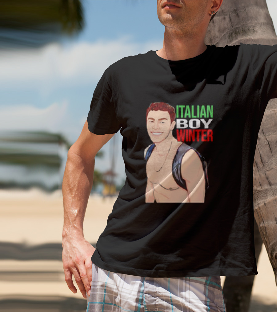 Luigi Mangione Italian Boy Winter Backpack Smiling T-Shirt