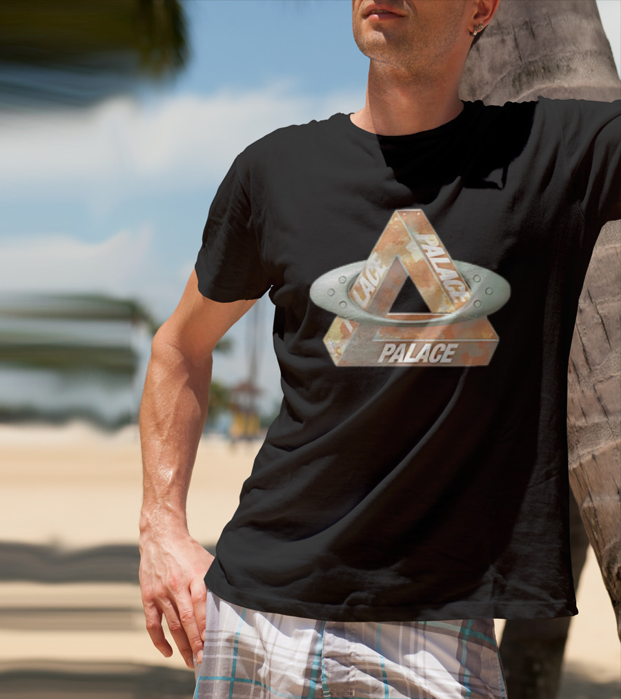 Oakley X Palace Tri-Ferg Camo Oval Collaboration T-Shirt