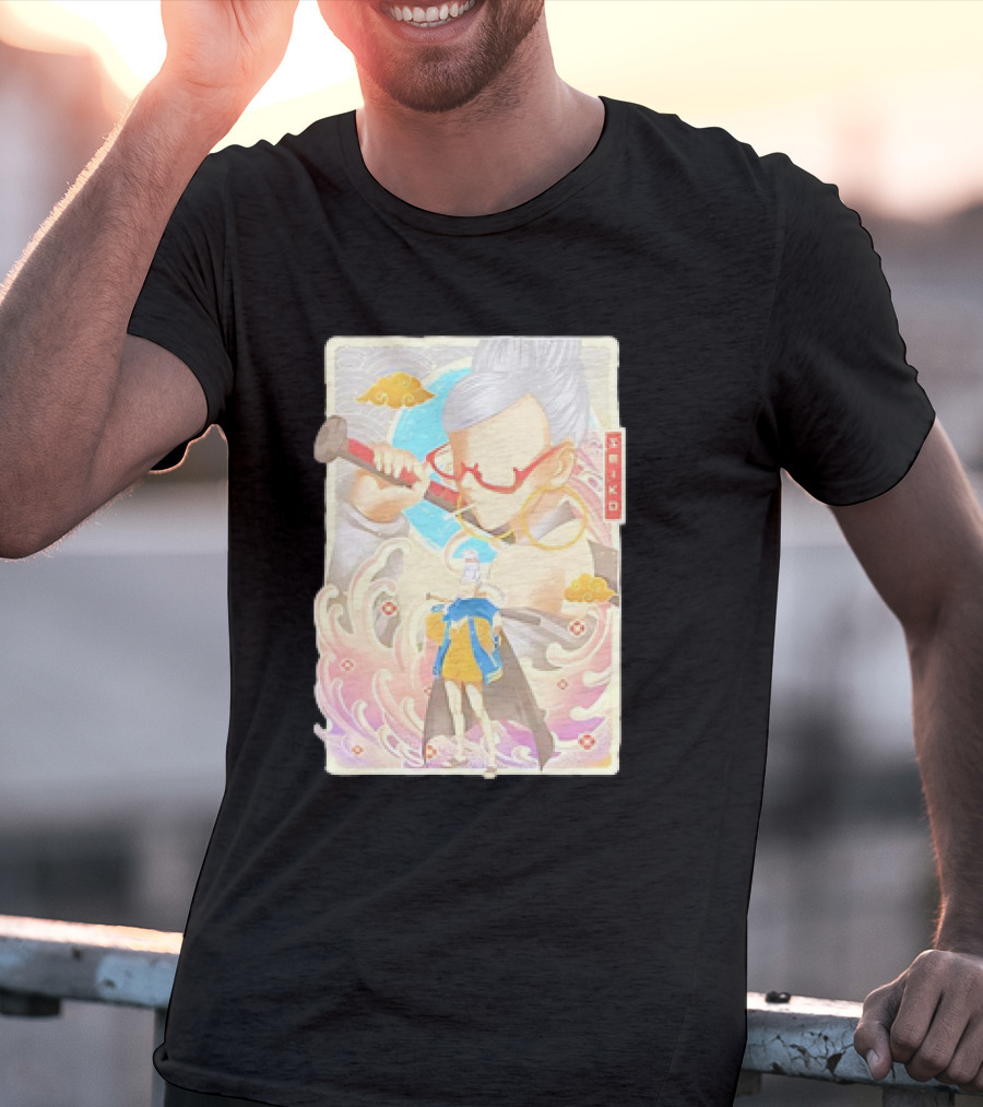 Seiko Ayase Dandadan Character With Vibrant Colors And Artistic Elements T-Shirt