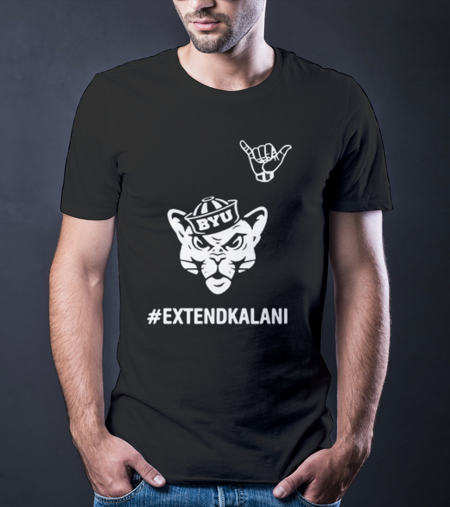 Shaka Sign BYU Cougars #ExtendKalani T-Shirt