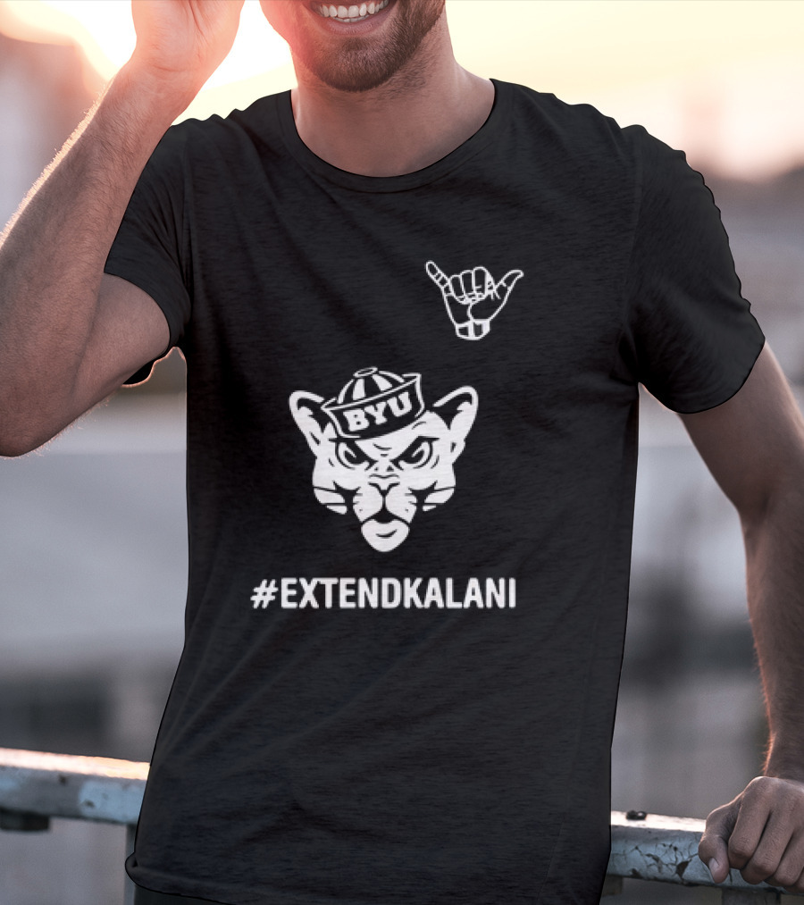 Shaka Sign BYU Cougars #ExtendKalani T-Shirt