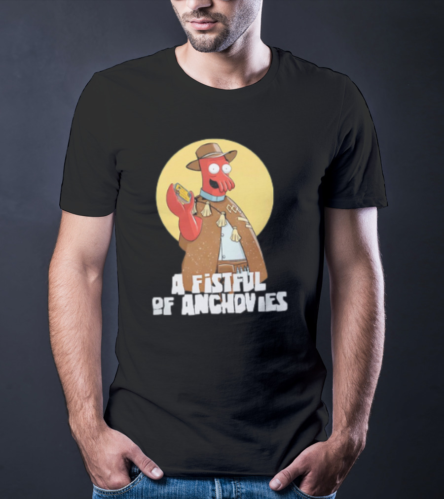 A Fistful Of Anchovies Zoidberg Futurama Cowboy T-Shirt