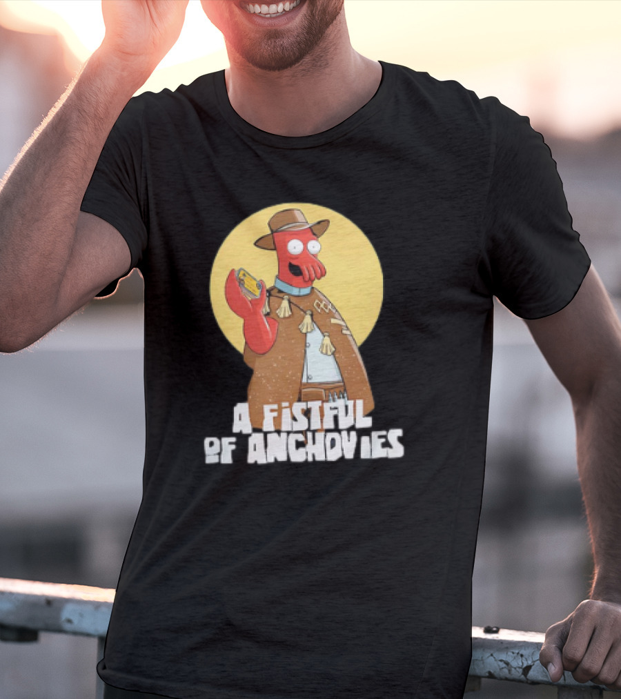 A Fistful Of Anchovies Zoidberg Futurama Cowboy T-Shirt