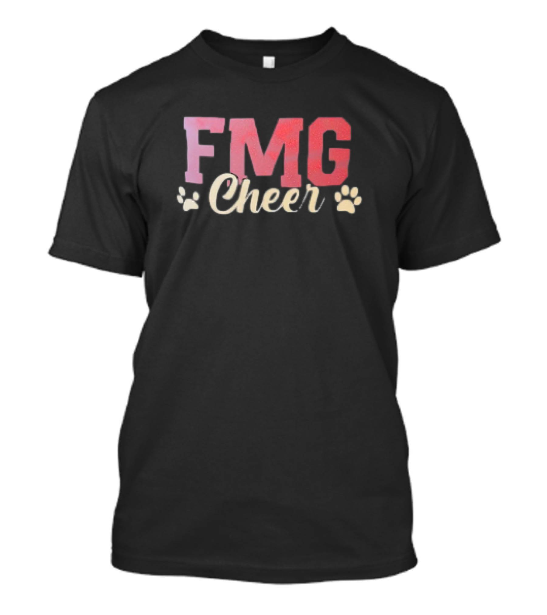 FMG Cheer With Paw Prints T-Shirt