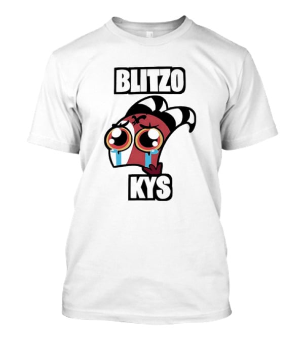 Blitzo Kys Character Crying Eyes Iconic T-Shirt