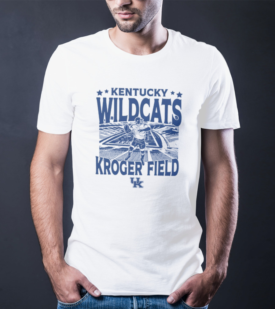 Kentucky Wildcats Kroger Field Football UK T-Shirt