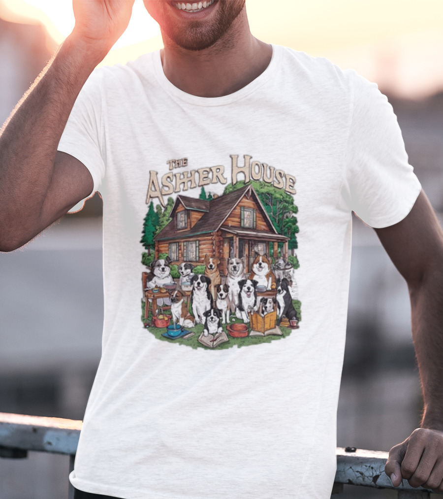 The Asher House Dogs Cabin Gathering T-Shirt