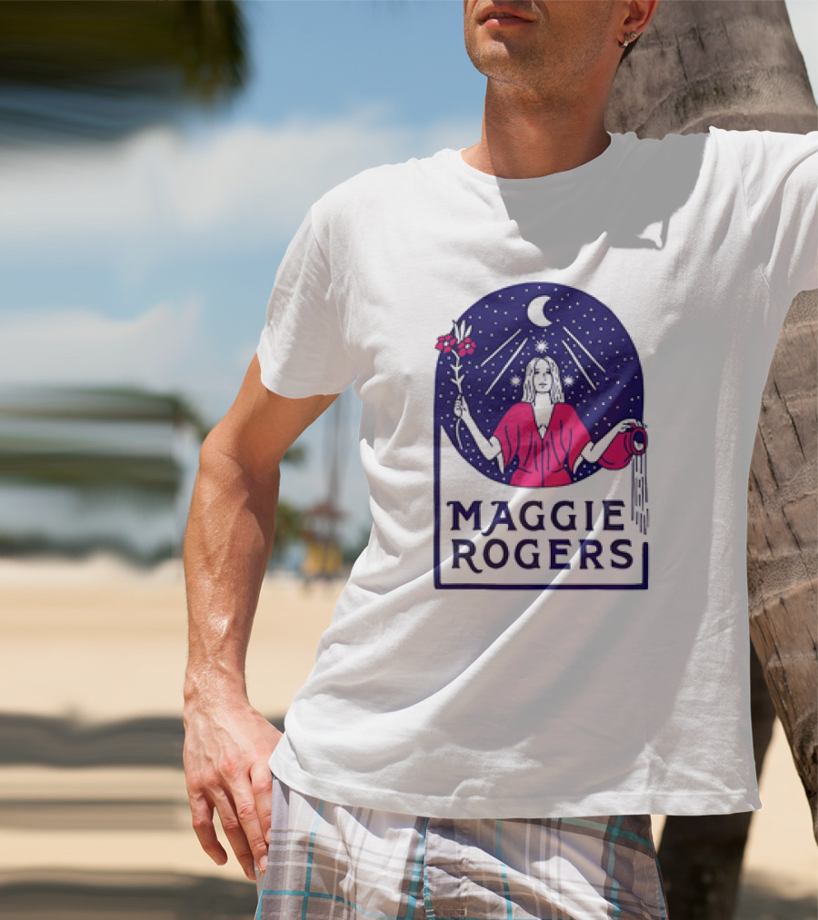 Maggie Rogers The Magi Celestial Moon Starry Night Water Bearer T-Shirt