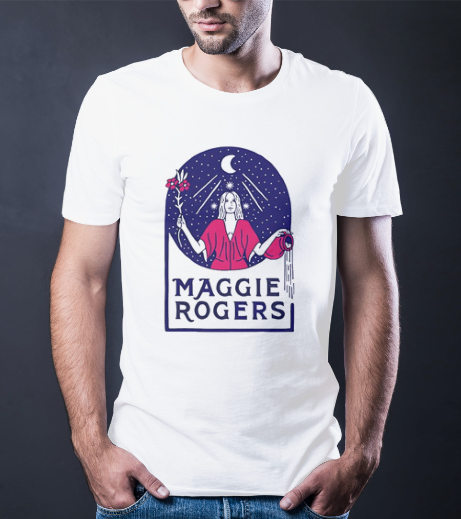 Maggie Rogers The Magi Celestial Moon Starry Night Water Bearer T-Shirt