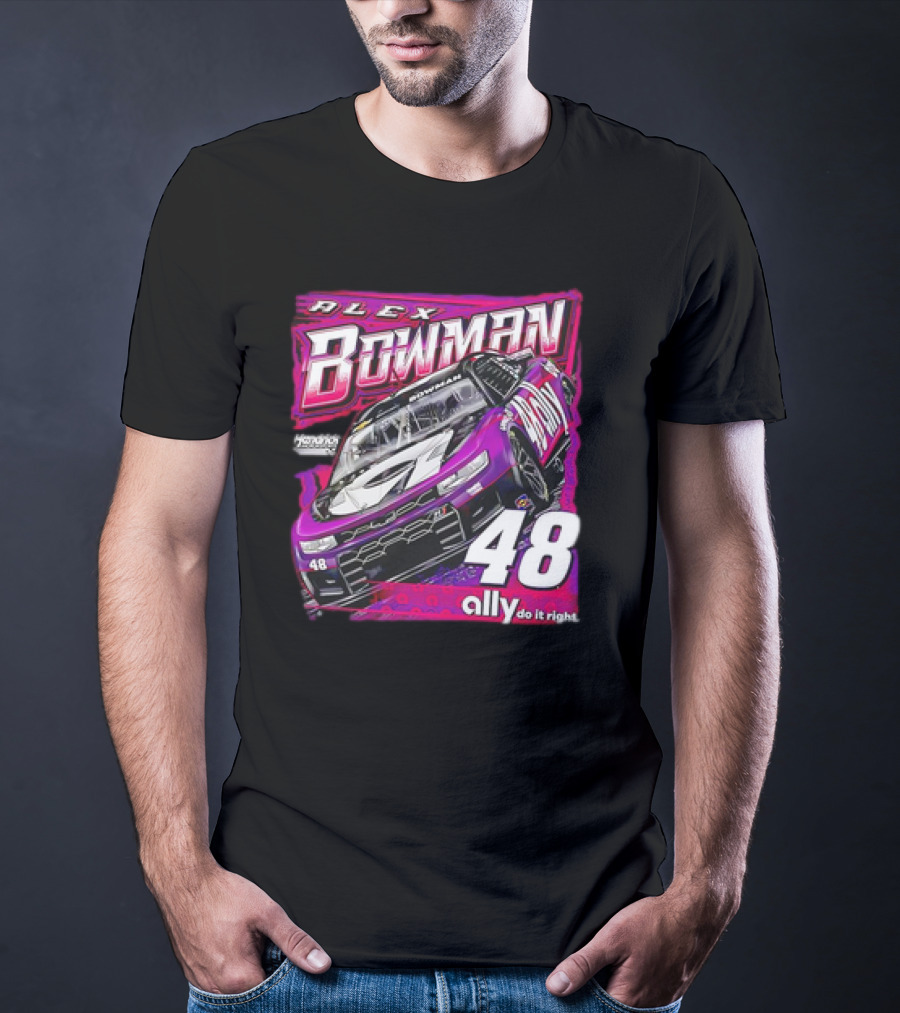 Alex Bowman 48 Chevrolet ZL1 Hendrick Motorsports Ally Racing T-Shirt