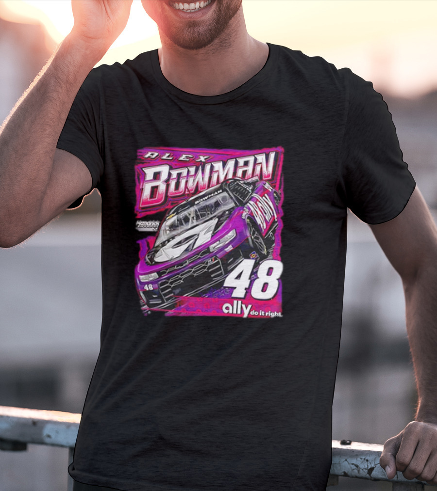 Alex Bowman 48 Chevrolet ZL1 Hendrick Motorsports Ally Racing T-Shirt