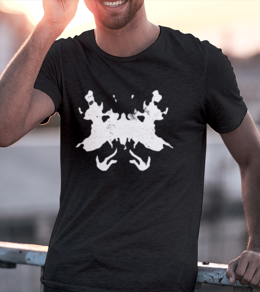 Angel Fish Rorschach Inkblot Symmetry T-Shirt