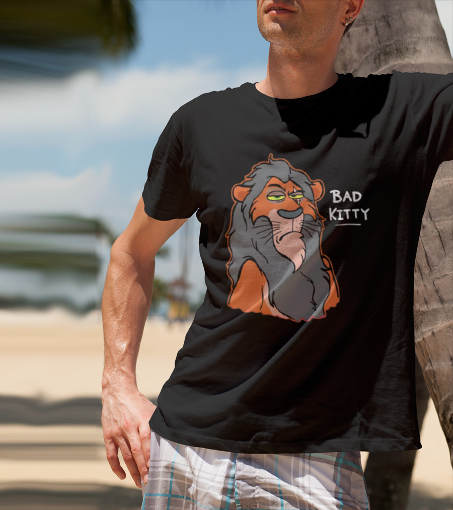 Scar Bad Kitty Lion Expression T-Shirt