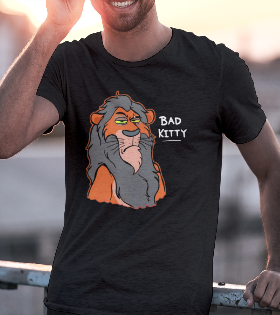 Scar Bad Kitty Lion Expression T-Shirt