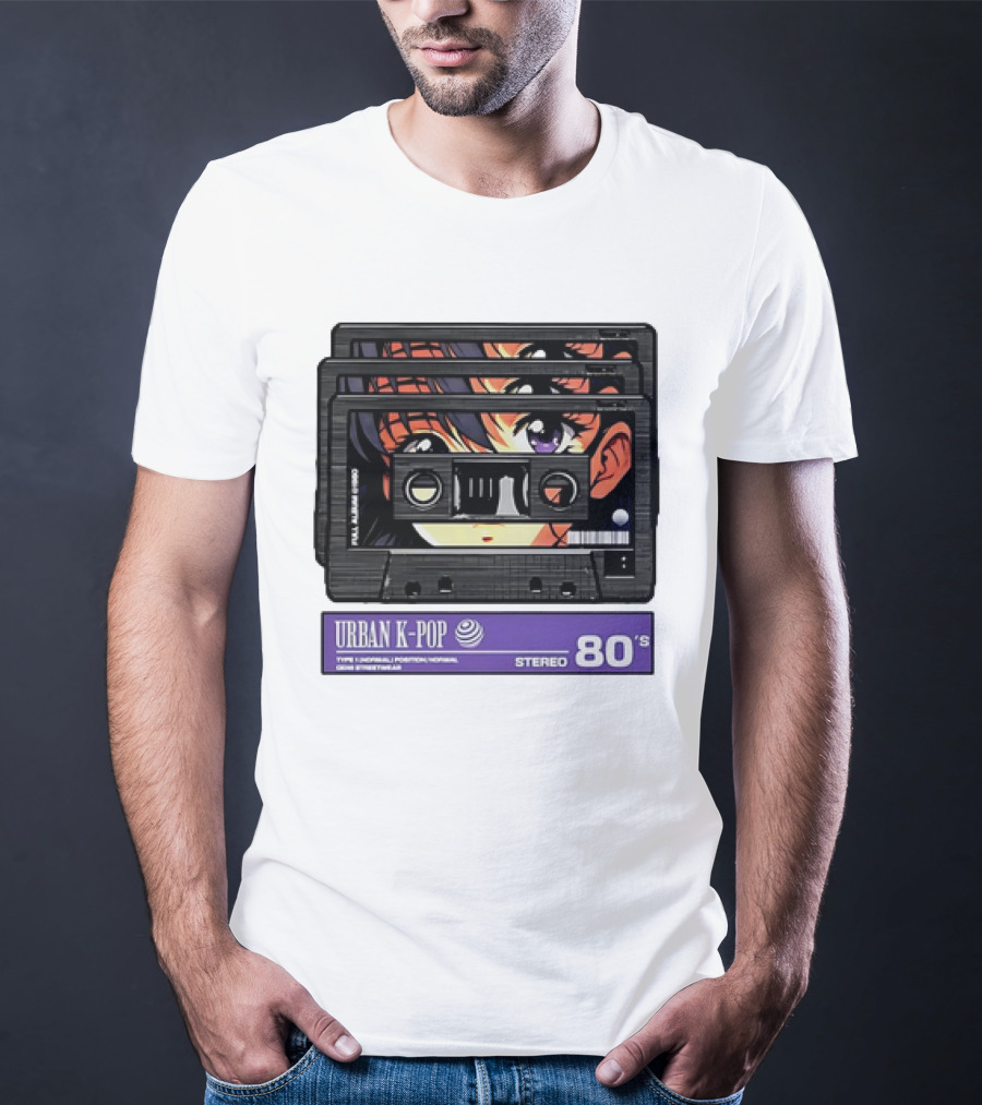 Cassette Tape Urban K-Pop Stereo 80’s Anime T-Shirt