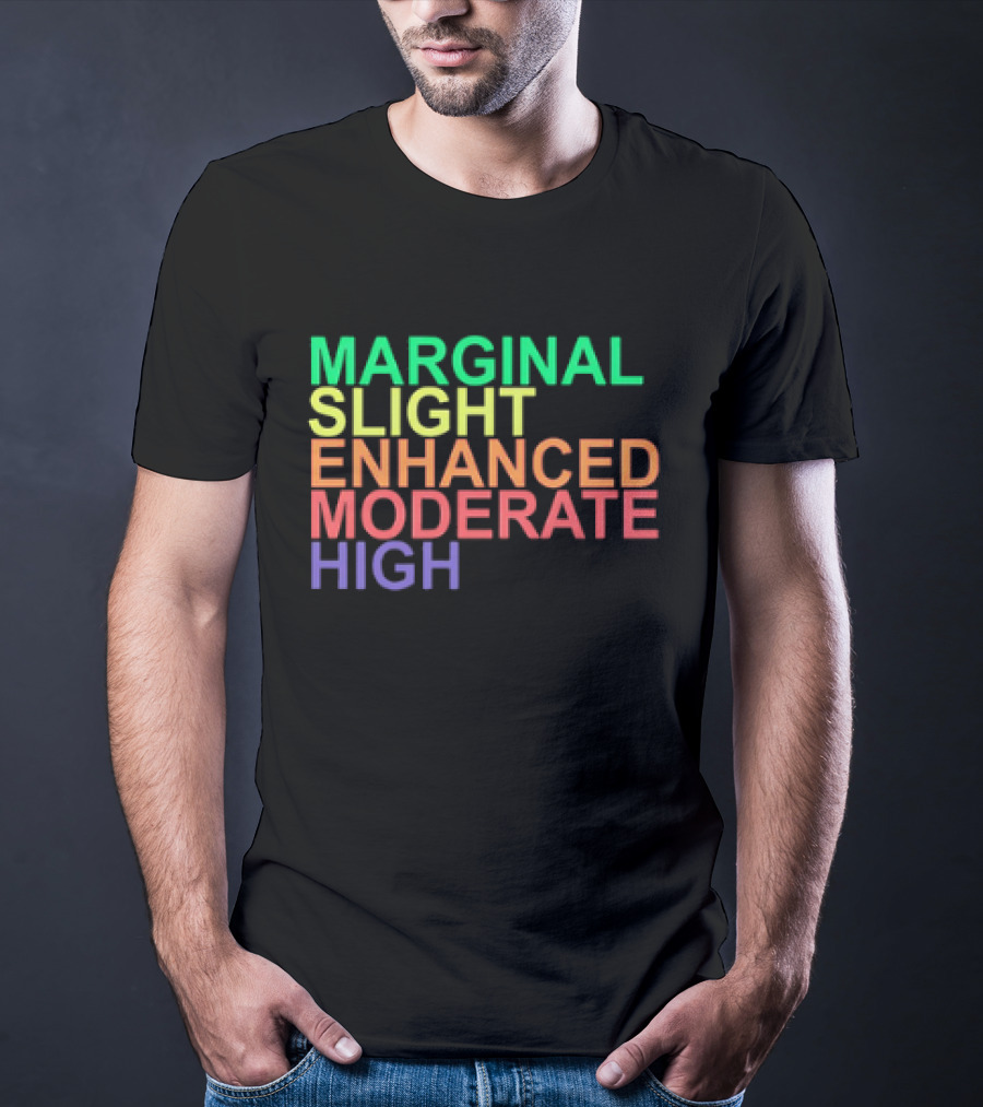 Marginal Slight Enhanced Moderate High T-Shirt