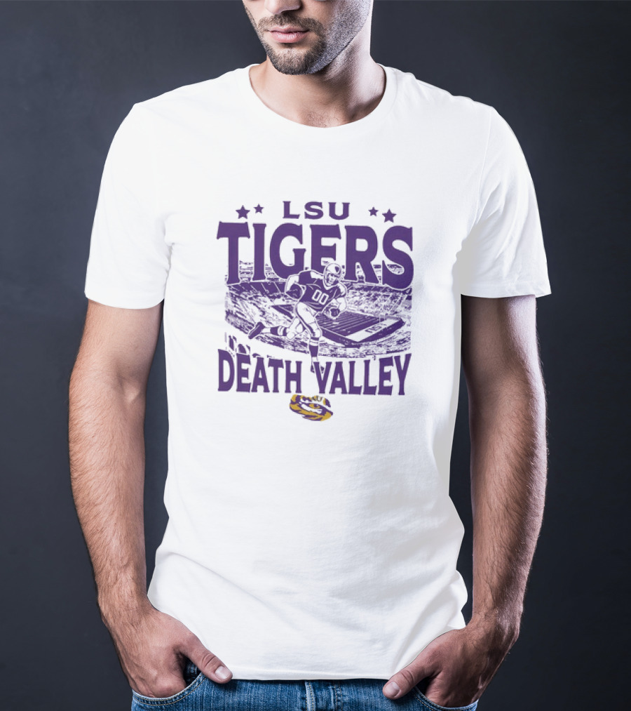 LSU Tigers Death Valley Football Stadium Player T-Shirt
