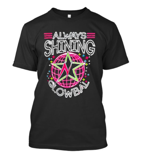 Always Shining Glowbals Neon Star Globe T-Shirt