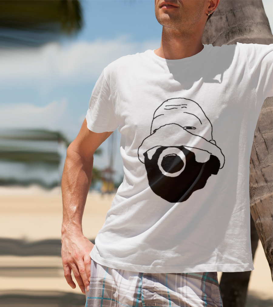 Ye Kanye West Nitrous Mask Drawing T-Shirt