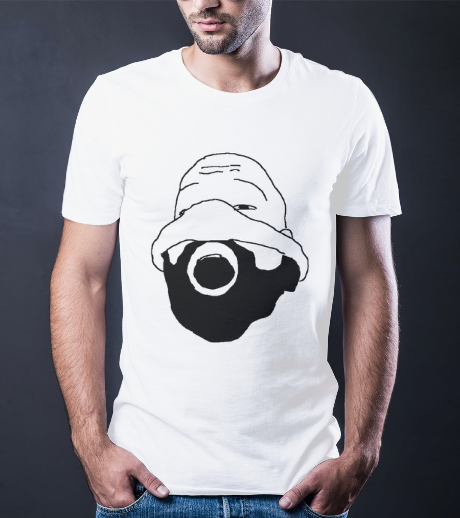 Ye Kanye West Nitrous Mask Drawing T-Shirt
