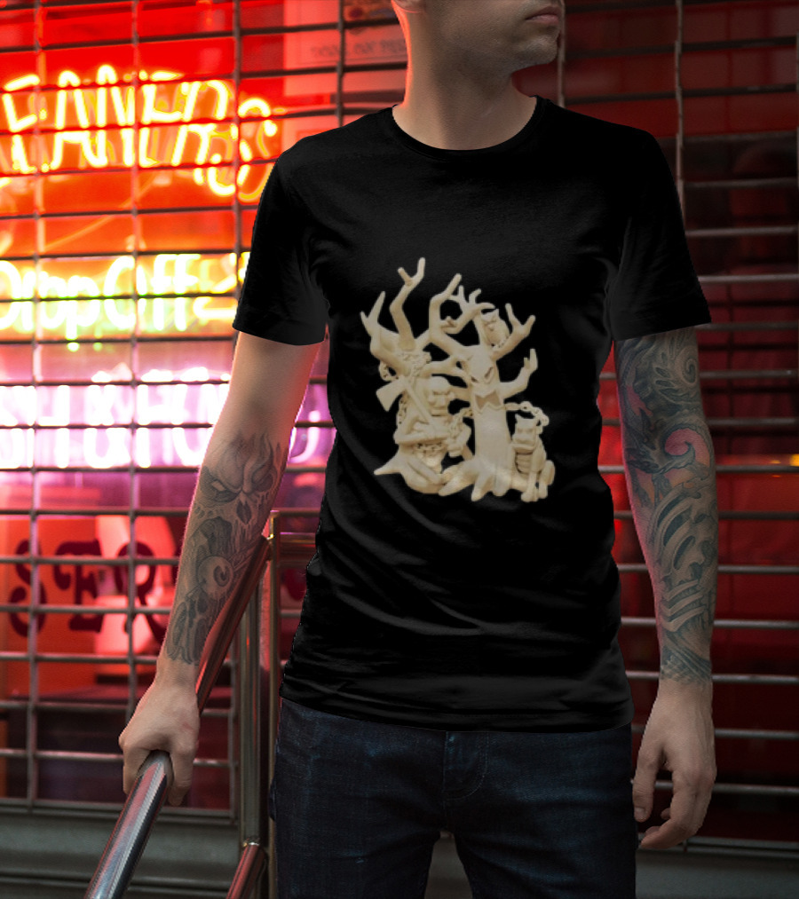 Spooky Woods Woodland Haunted Forest Creatures T-Shirt